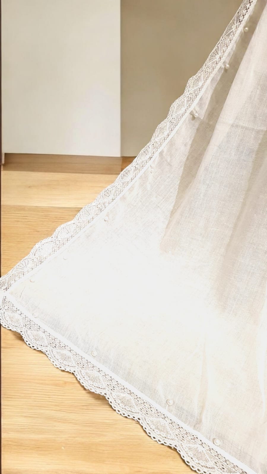 Pearl Embroidered Stole