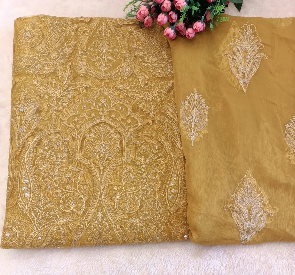 Golden Glow Party Wear