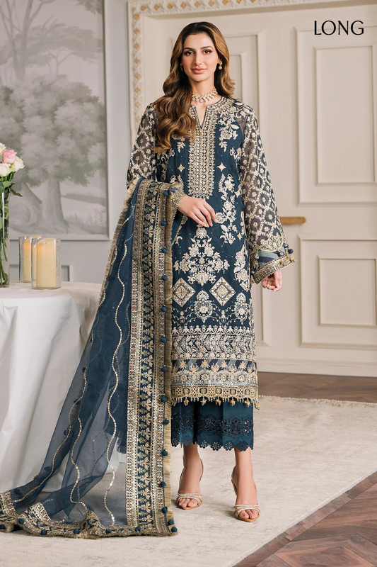 EMBROIDERED CHIFFON BQU-CH12-D01-00
