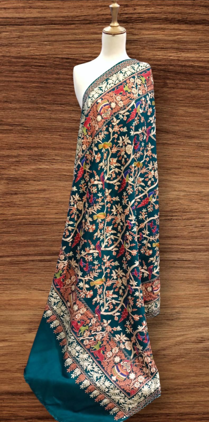 Birds Of Paradise Kashmiri Embroidery