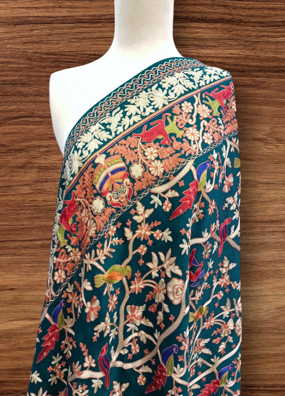 Birds Of Paradise Kashmiri Embroidery
