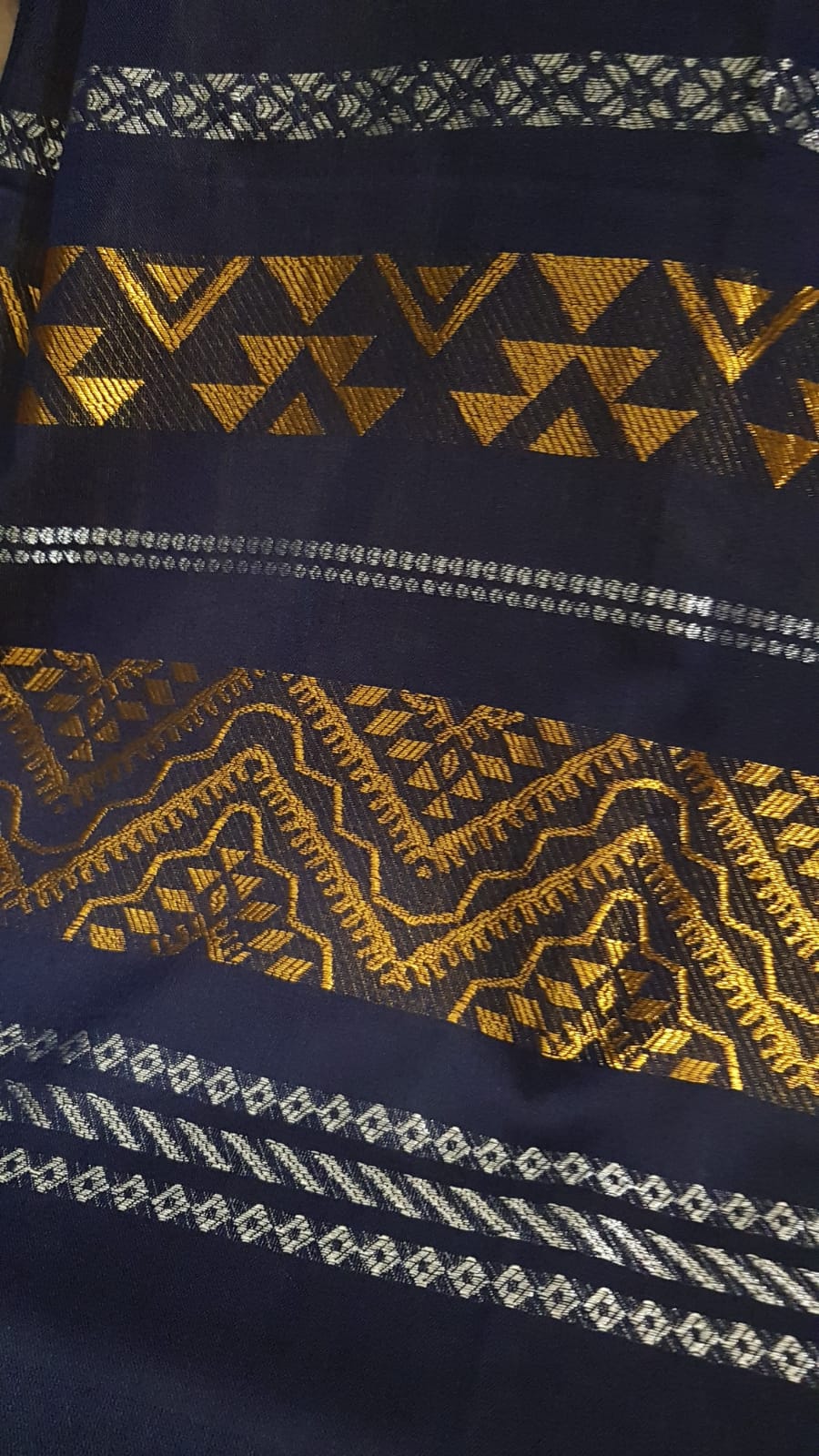 Jacquard Border Stole