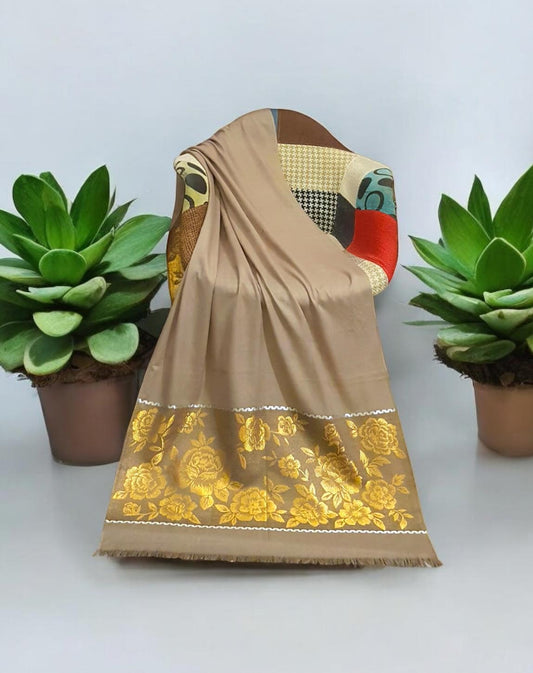 Jacquard Border Stole