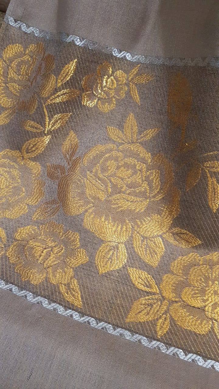 Jacquard Border Stole