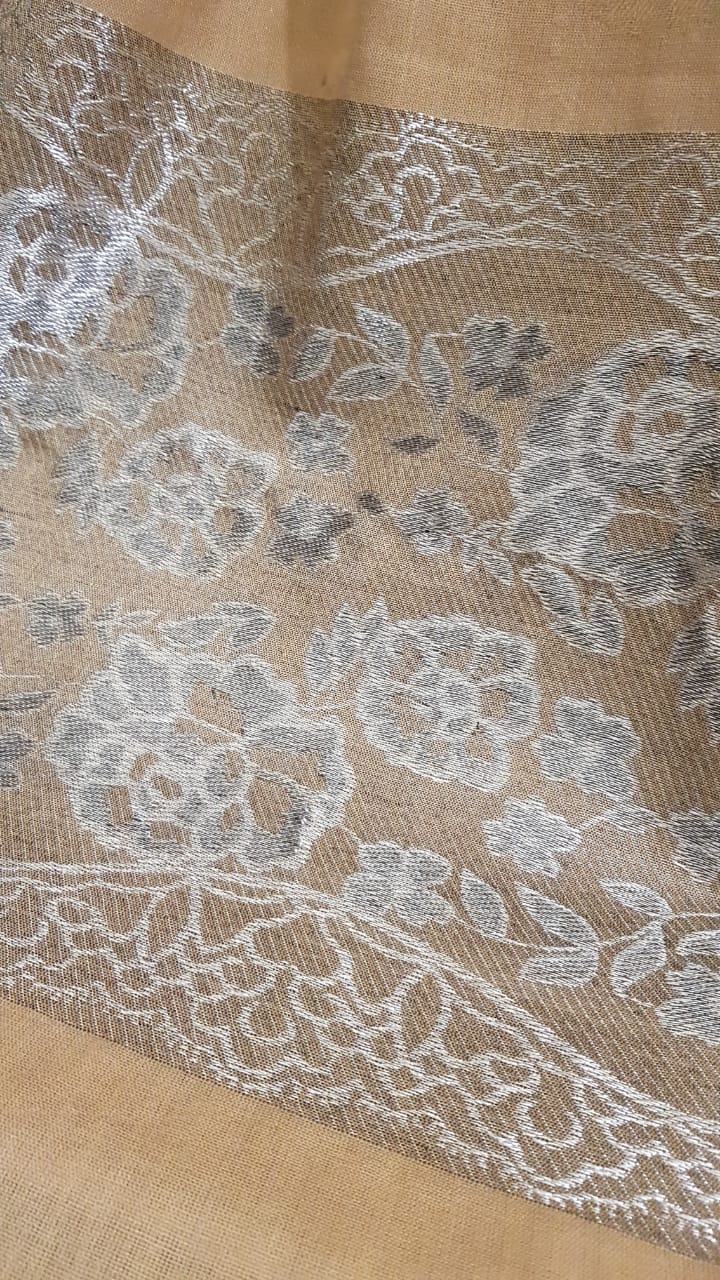 Jacquard Border Stole