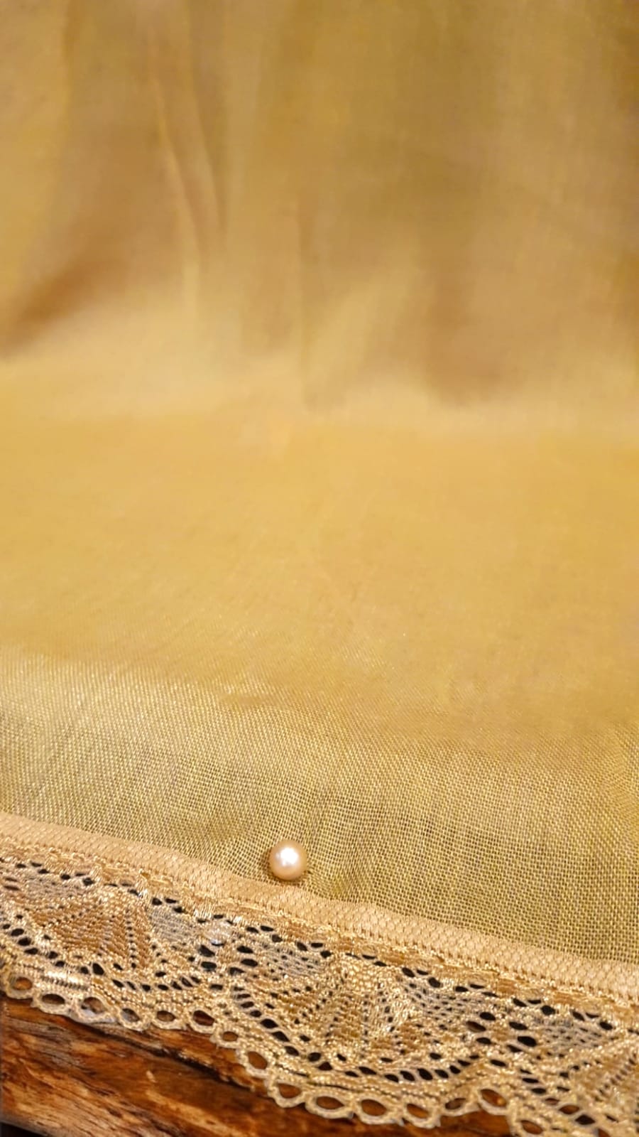 Pearl Embroidered Stole