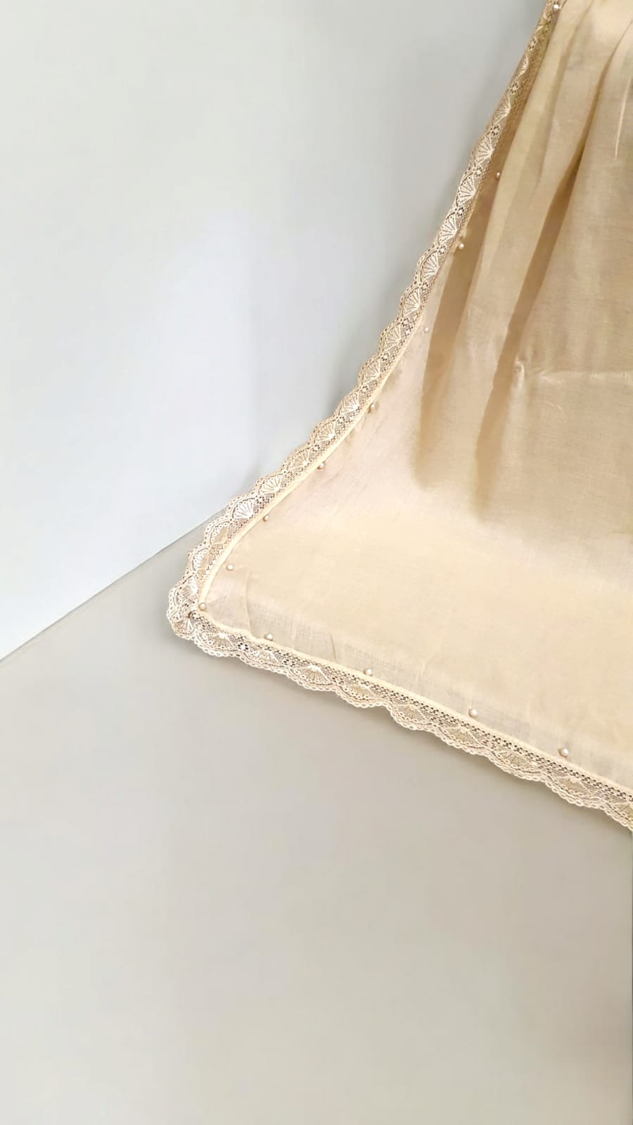 Pearl Embroidered  Stole