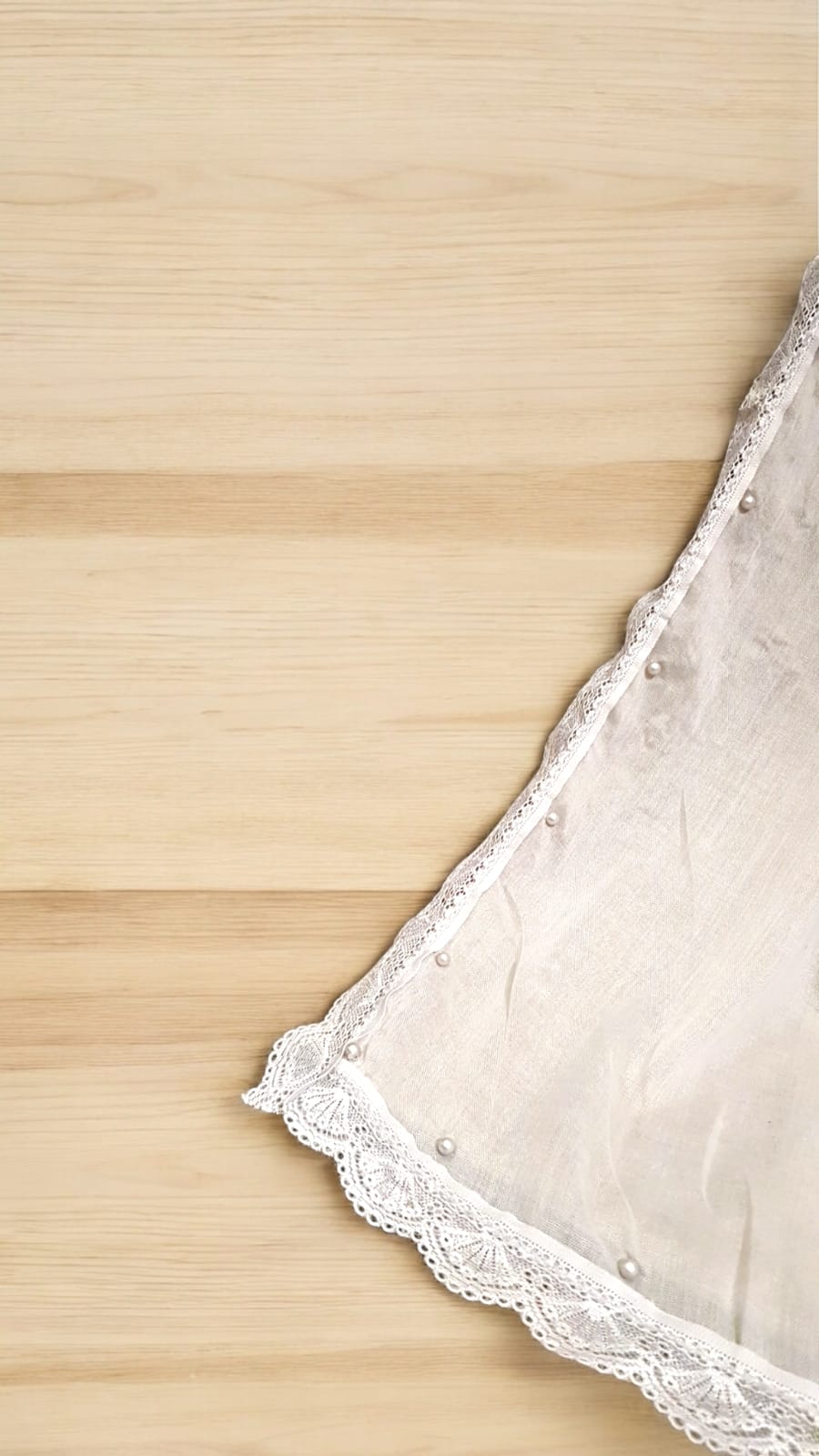 Pearl Embroidered Stole