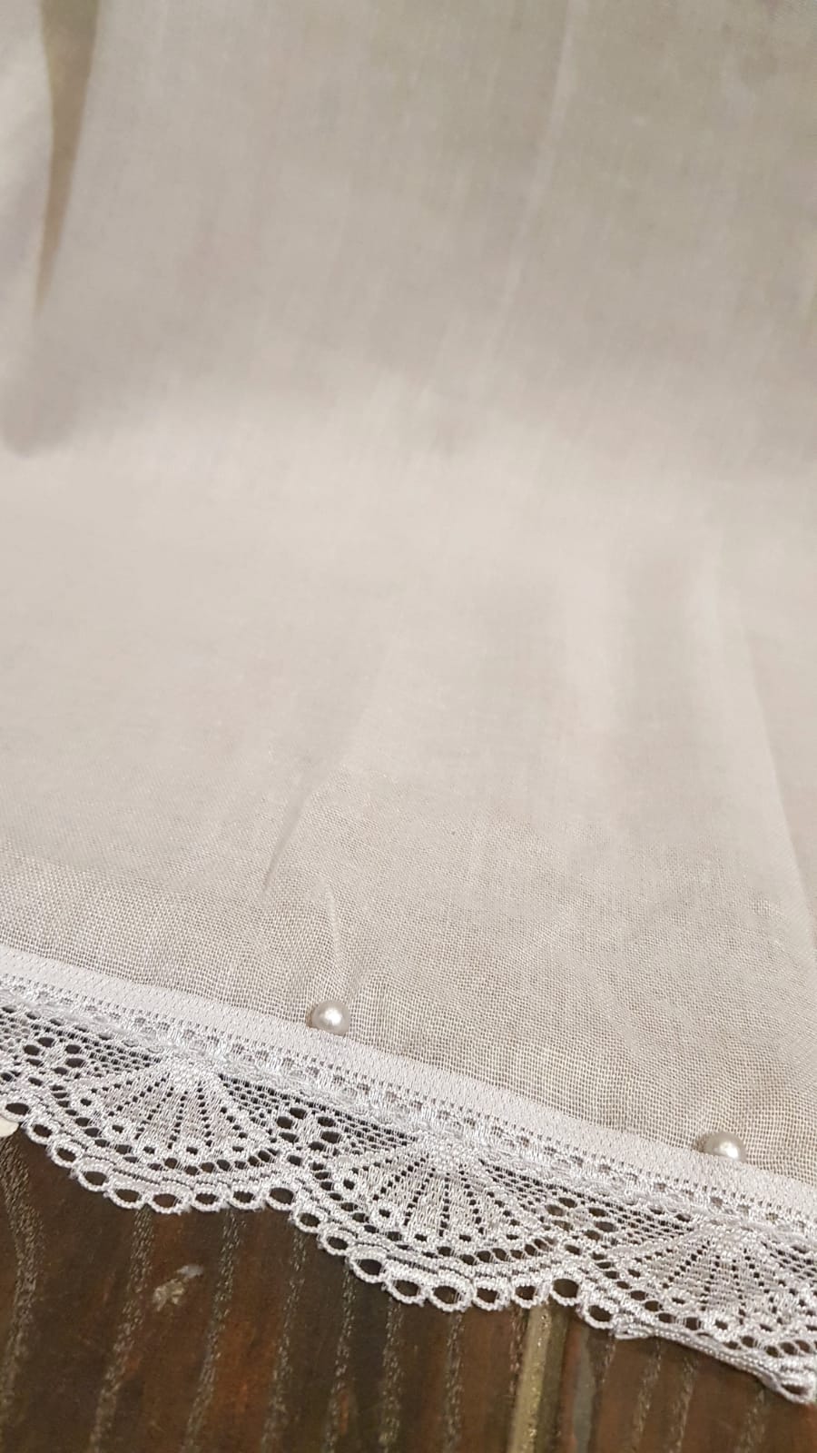 Pearl Embroidered Stole