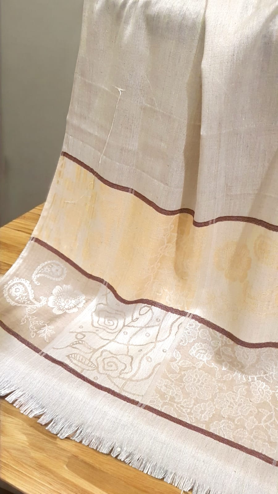 Turkish Lawn Self Print Stole