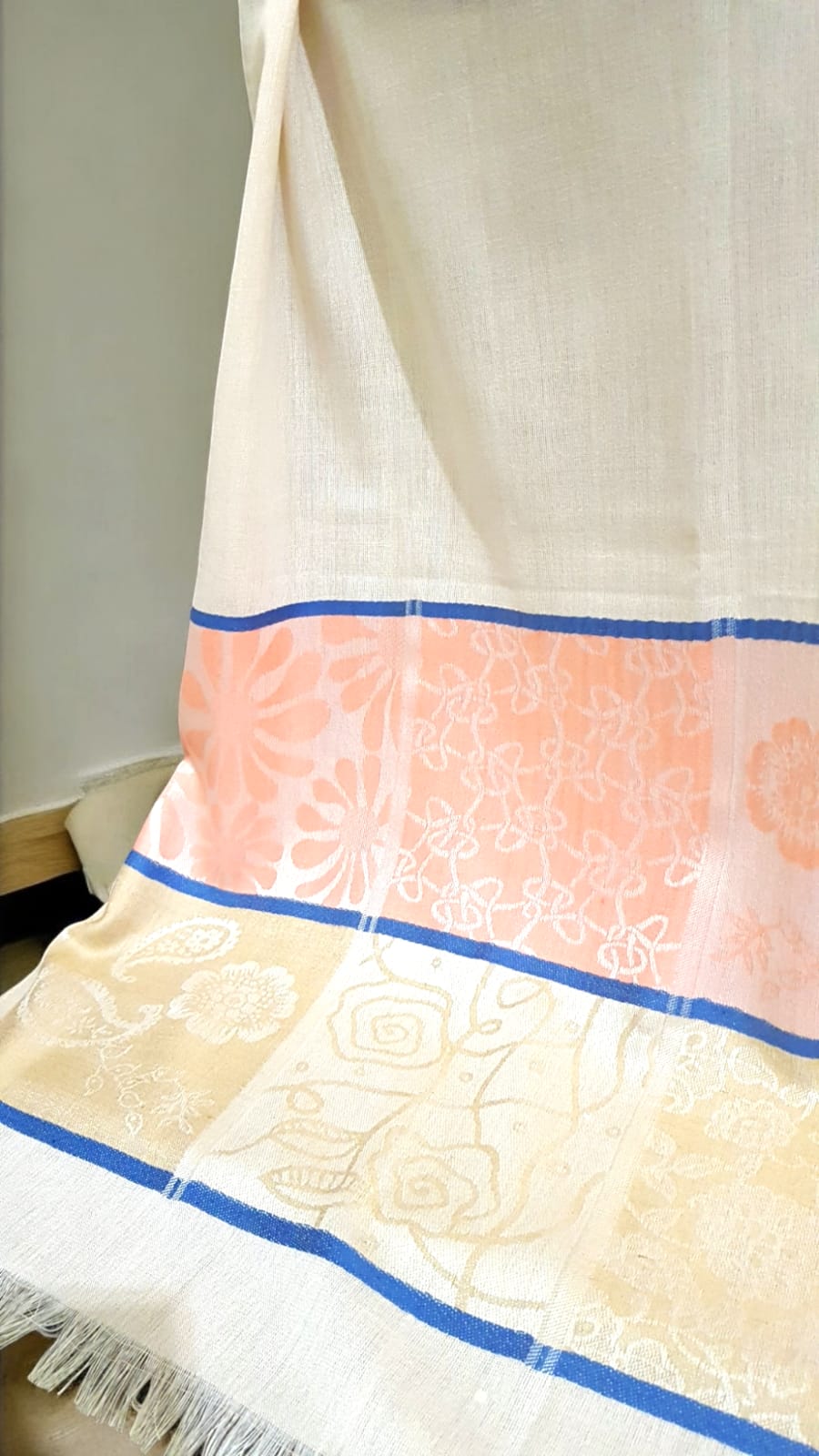 Turkish Lawn Self Print Stole