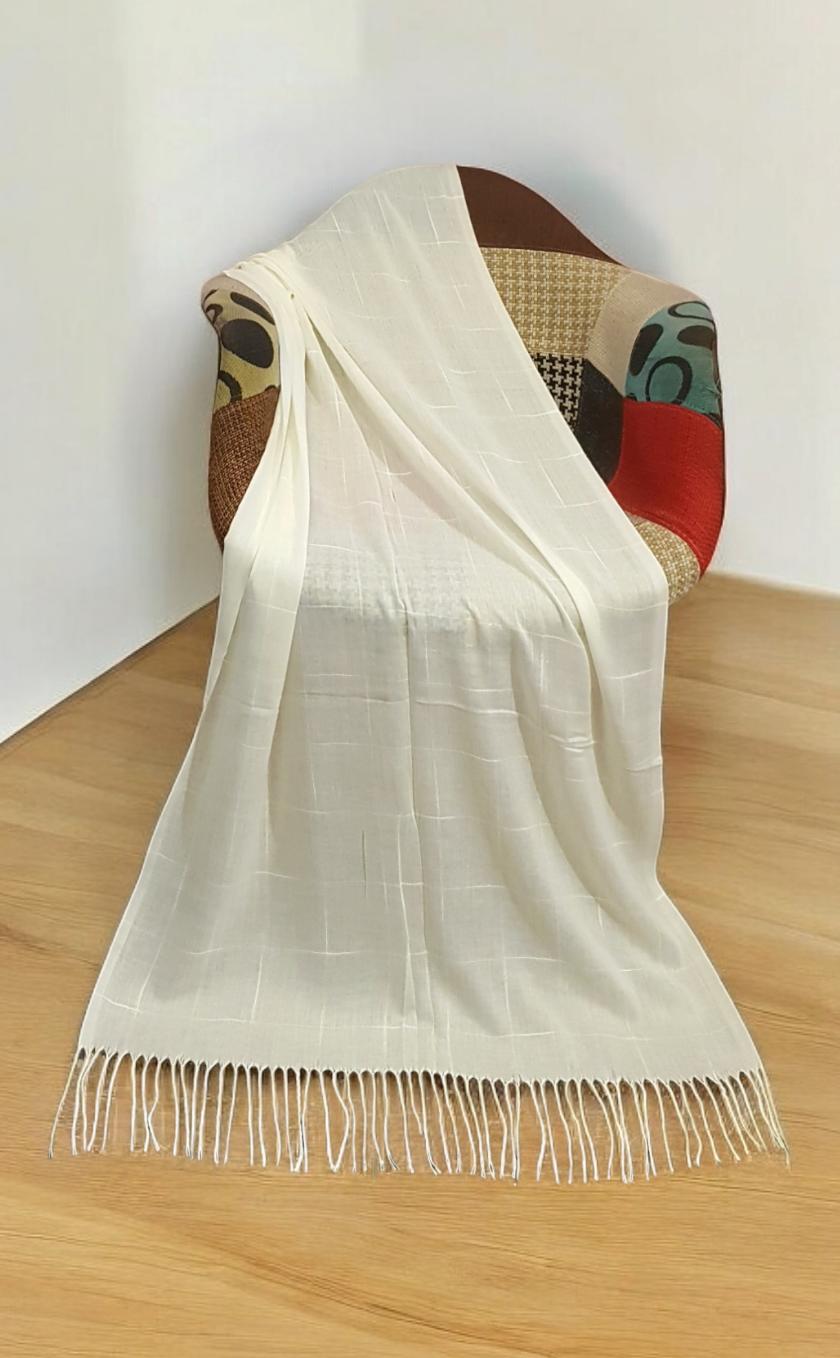 Turkish Lawn Tassel Stole