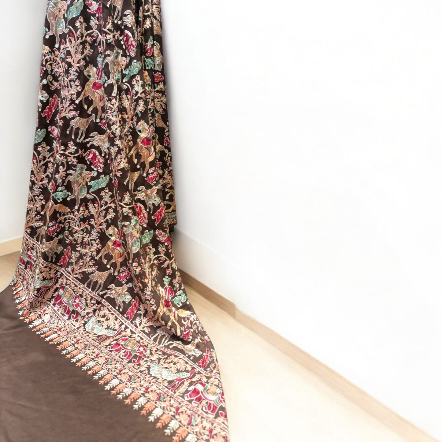 Shikargah Embroidered Pashmina