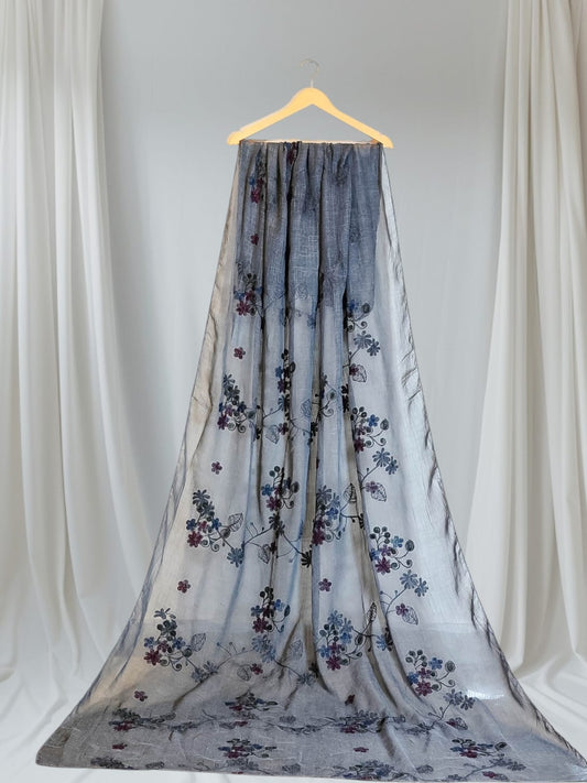 Voile Embroidered Dupatta-04