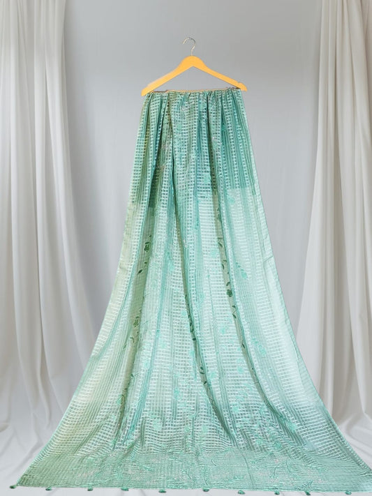 Stone Embroidery Voile Dupatta-01