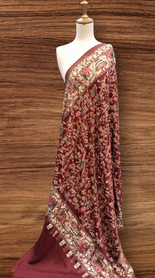 Birds Of Paradise Kashmiri Embroidery