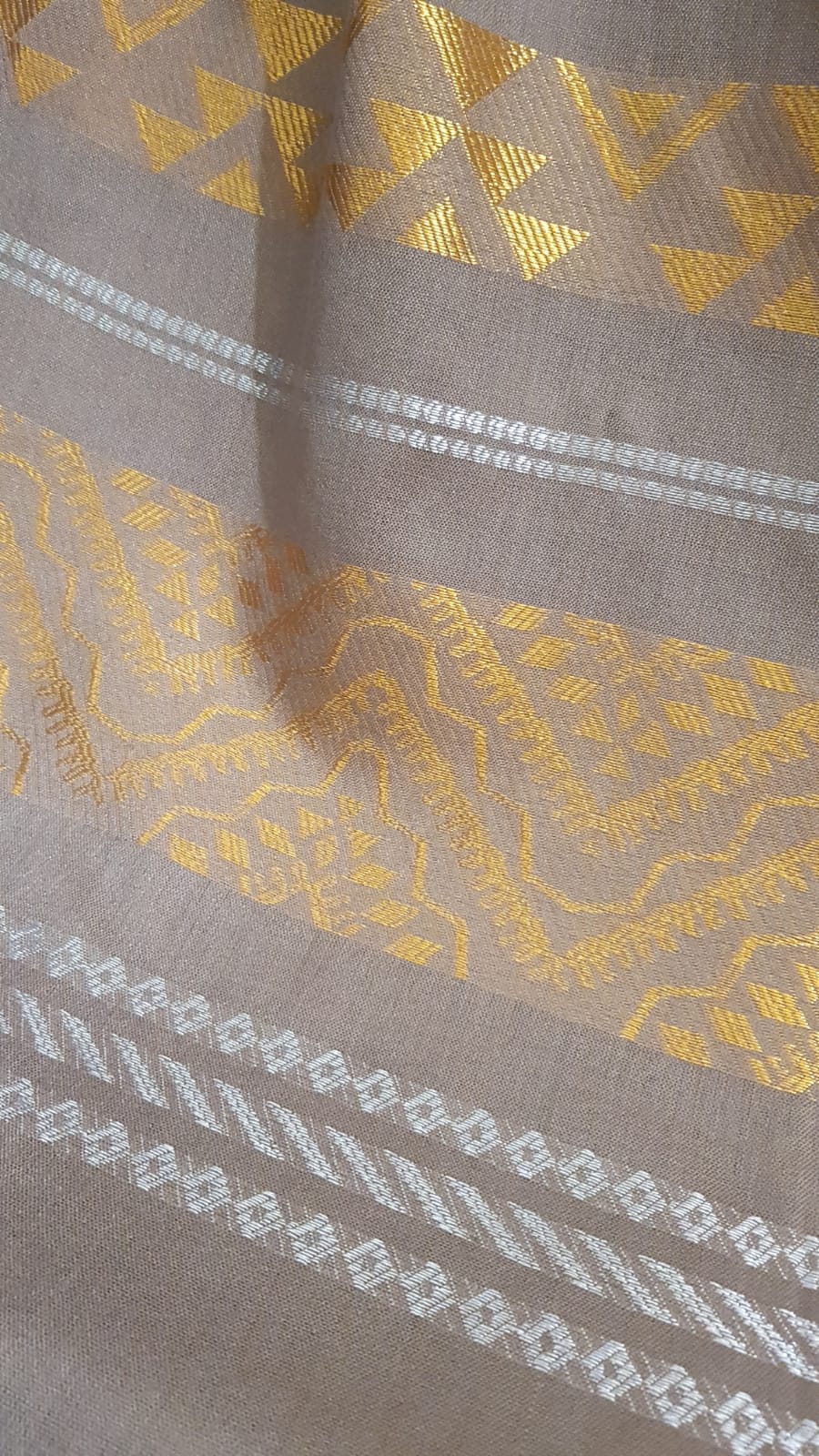 Jacquard Border Stole