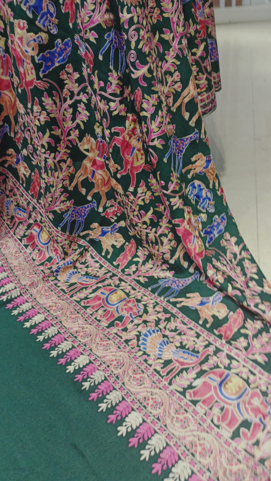 Shikargah Embroiderd Pashmina