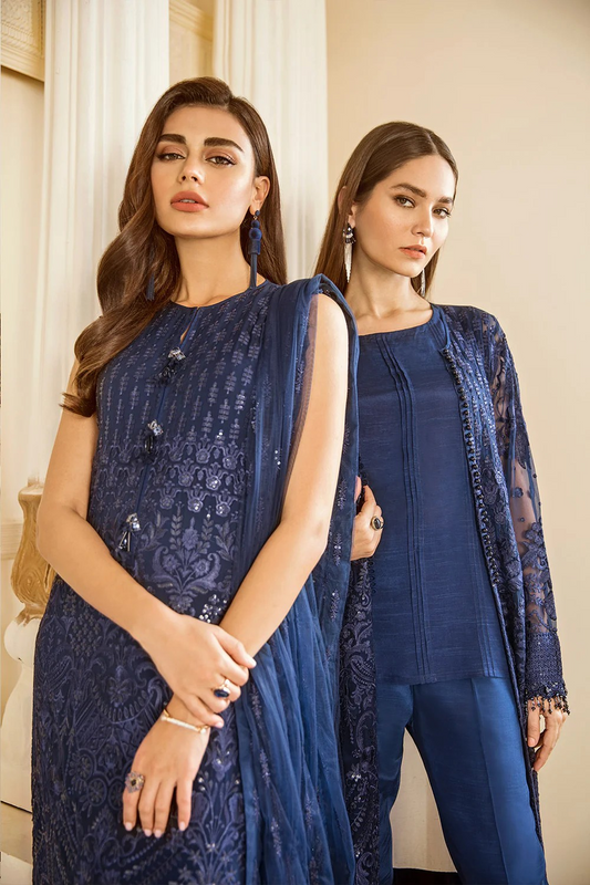EMBROIDERED CHIFFON CH06-02 UNSTITCHED